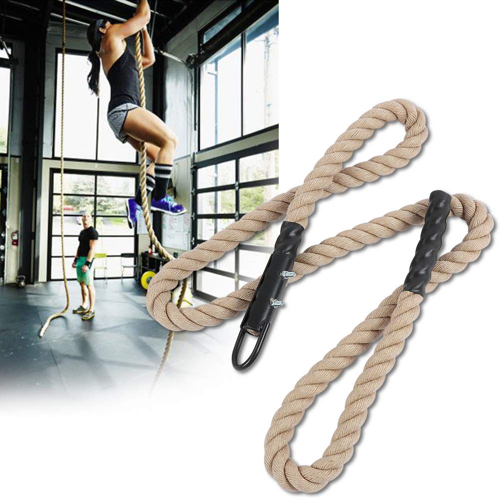 Maybe climbing ropes in the gym, 38MM arm power training rope strengthen muscle power battle rope strength training.