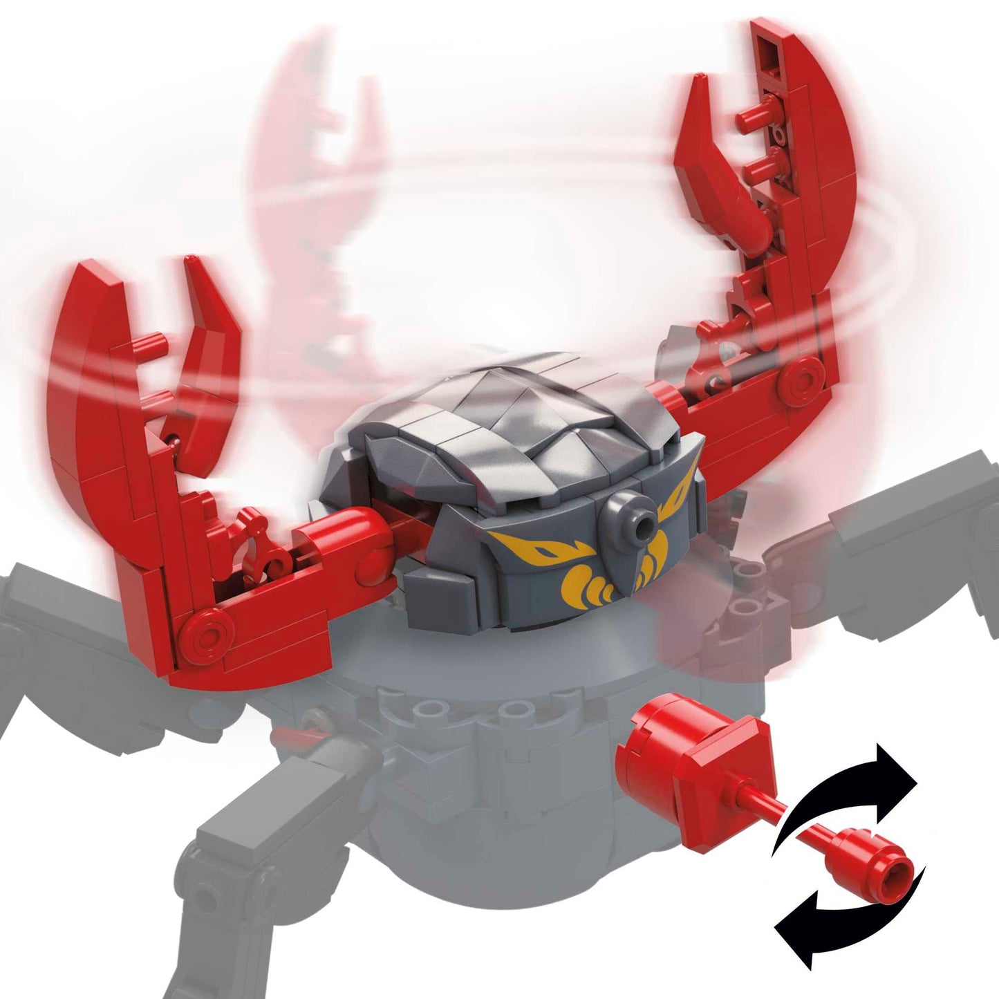 MEGA HFF27 - Mega Construx Masters of The Universe She-Ra vs Hordak & Monstroid Attack Vehicle Building Set, construction toy for kids, great gift for ages 8 and up.