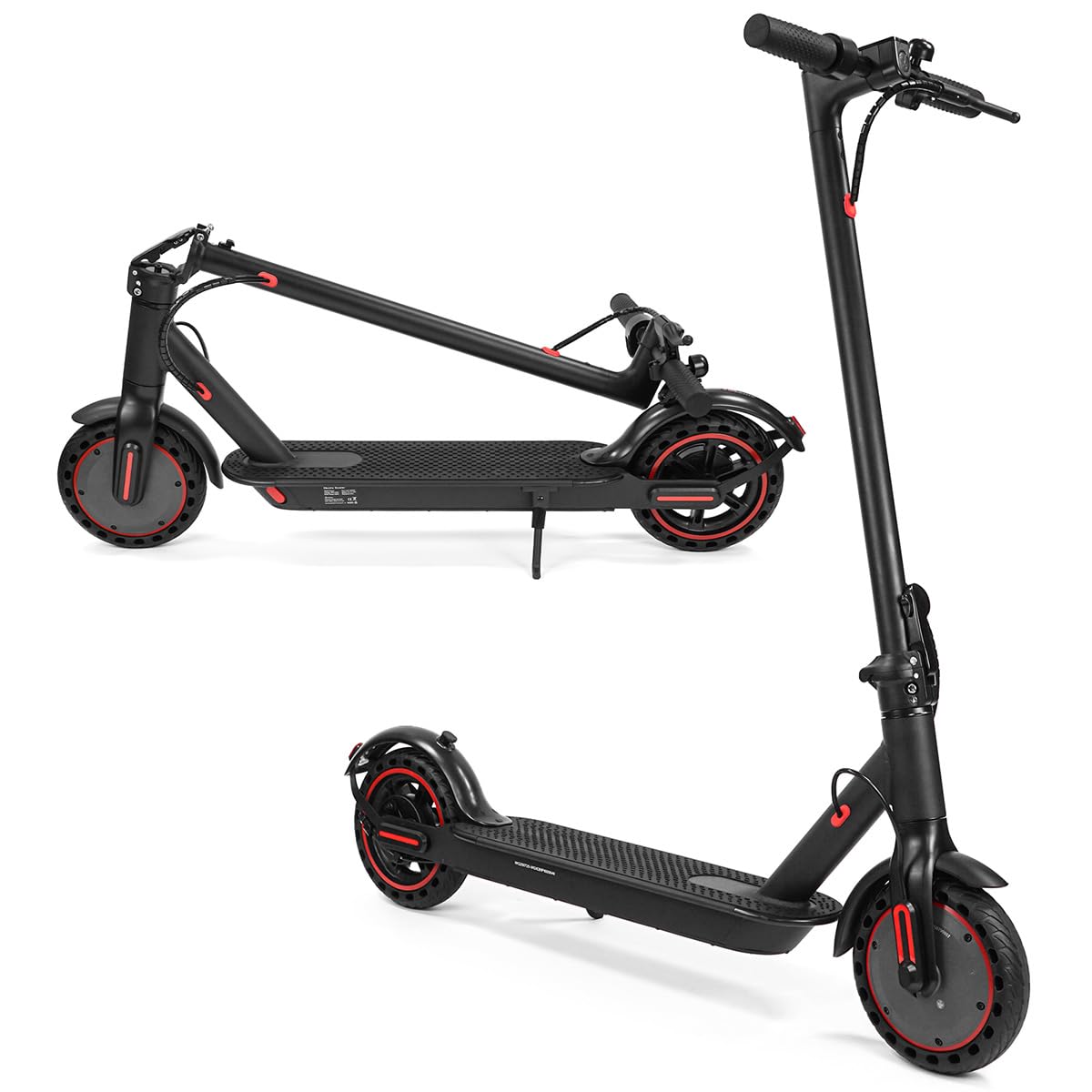 8.5 inch electric scooter, 10.4 Ah Class A battery, 3 speed modes, 15-21 miles range & 120 kg load capacity electric scooter with street legal approval.