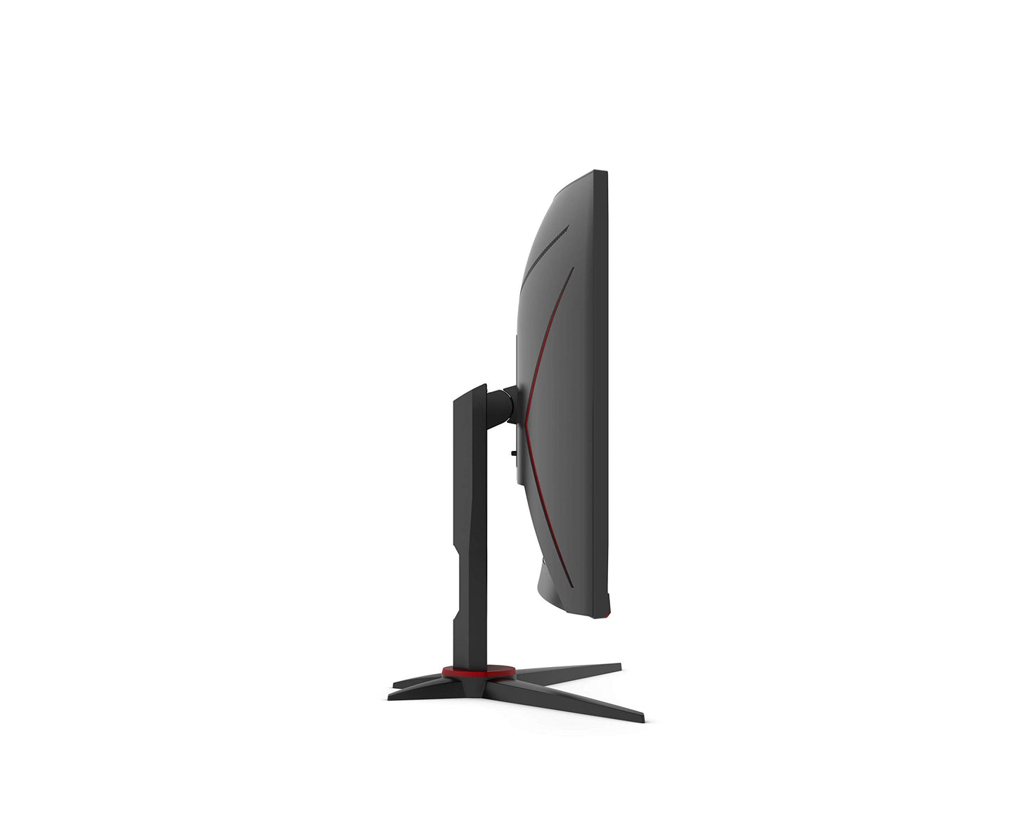 AOC Gaming CQ27G2SE - 27-inch QHD Curved Monitor, FreeSync Premium (2560x1440, 165 Hz, HDMI 1.4, DisplayPort 1.2) black-red