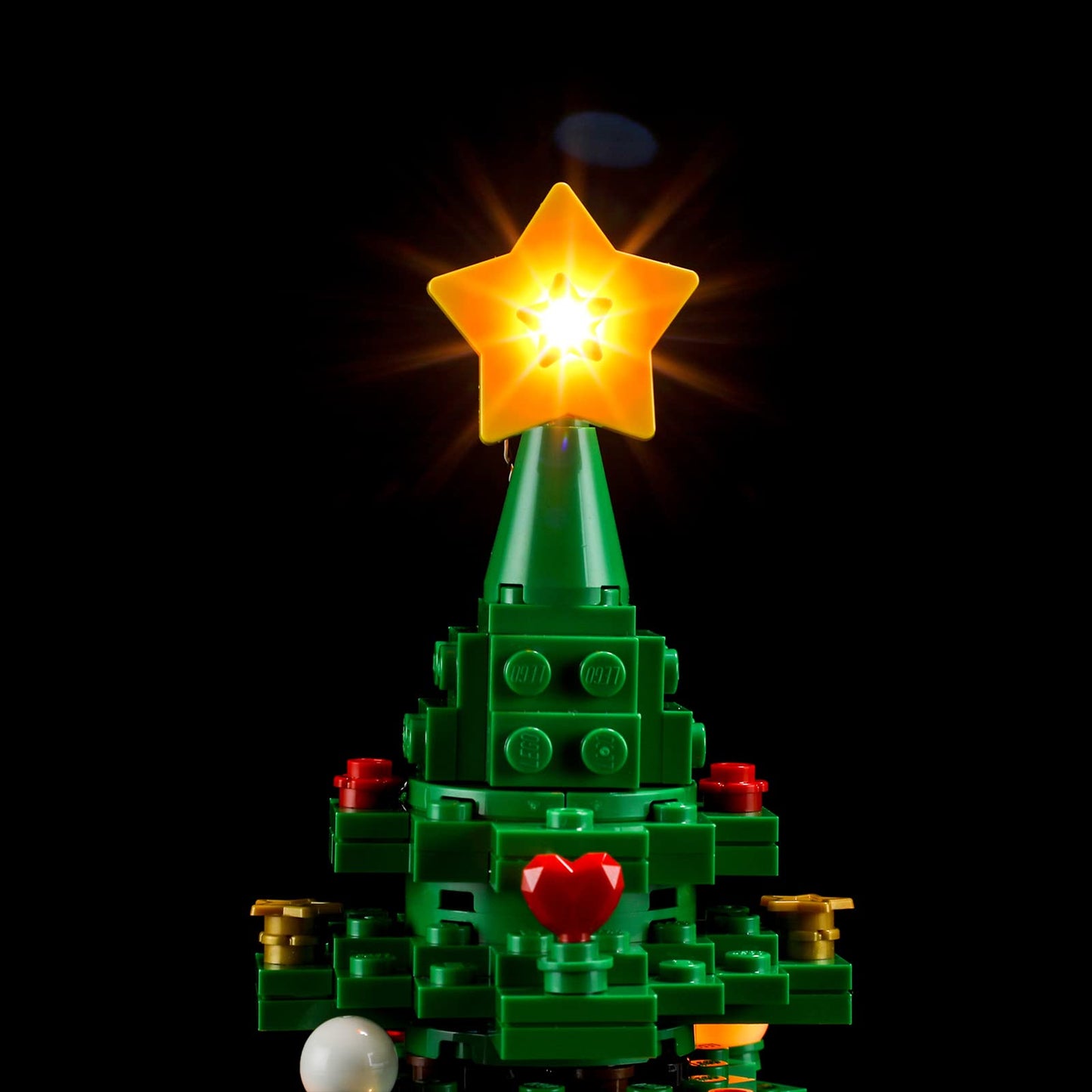 BRIKSMAX LED light for Lego Christmas tree 40573 - Compatible with Lego building blocks model - Without Lego set