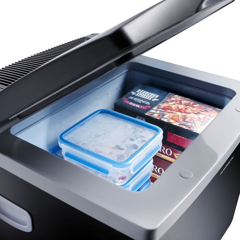 DOMETIC CK 40D Hybrid - portable compressor-thermoelectric cooler/freezer, 40 liters, 12 V and 230 V for car, truck, and outlet.