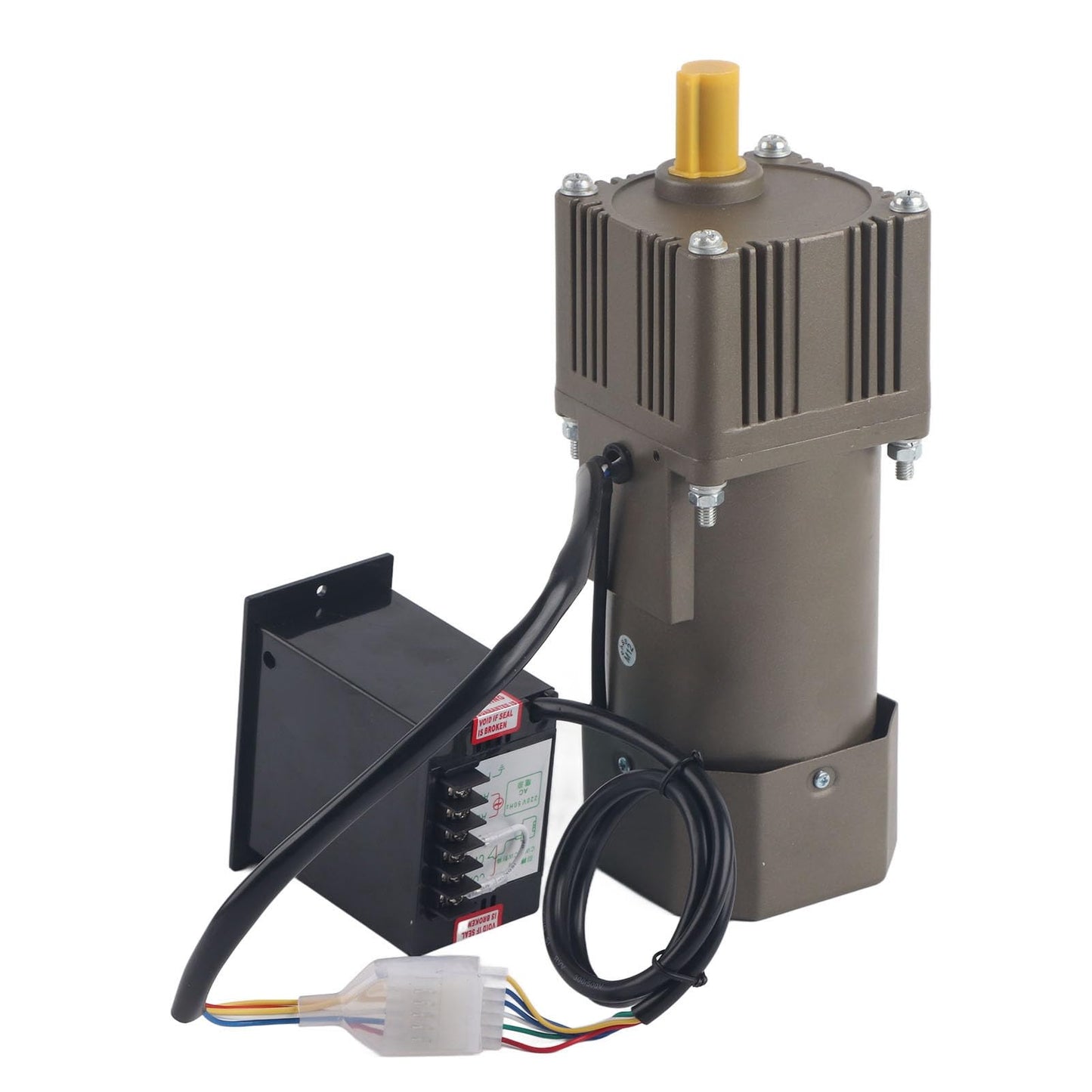 AC 220V 90W motor with adjustable speed infinitely variable frequency converter motor with gear controller and bracket (50K)