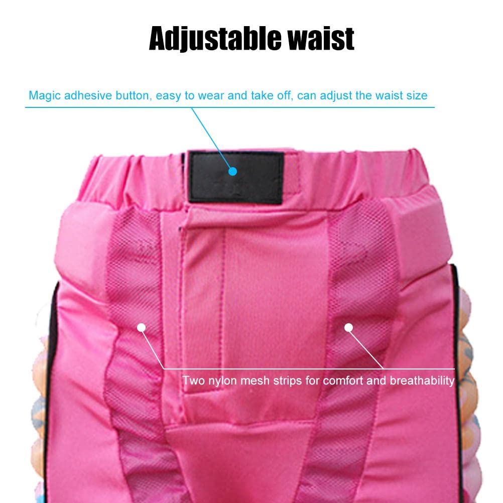 POXIAO Padded Children's Protection Shorts, Padded Kids Shorts Hip Protection Eva Shorts Protective Gear for Skating Skiing Skateboarding Snowboarding.