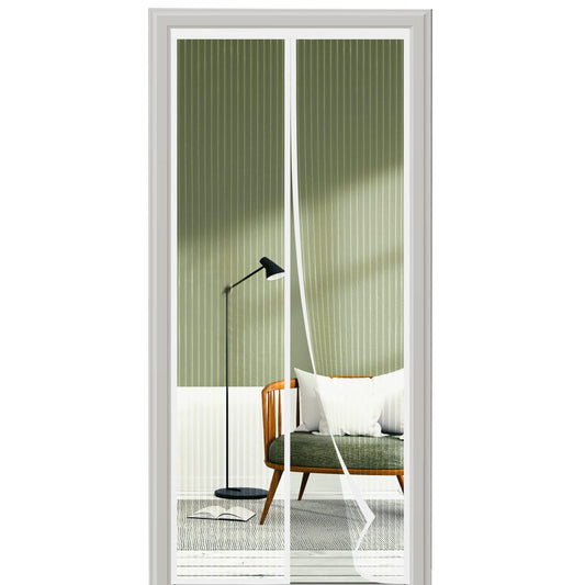 Insect screen door 180x220, SHA2WEN Insect screen door White, Enjoy the summer with your family.