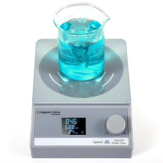 ANZESER magnetic stirrer with timer, 3.5L digital magnetic stirrer, magnetic stirring plate with LCD display.