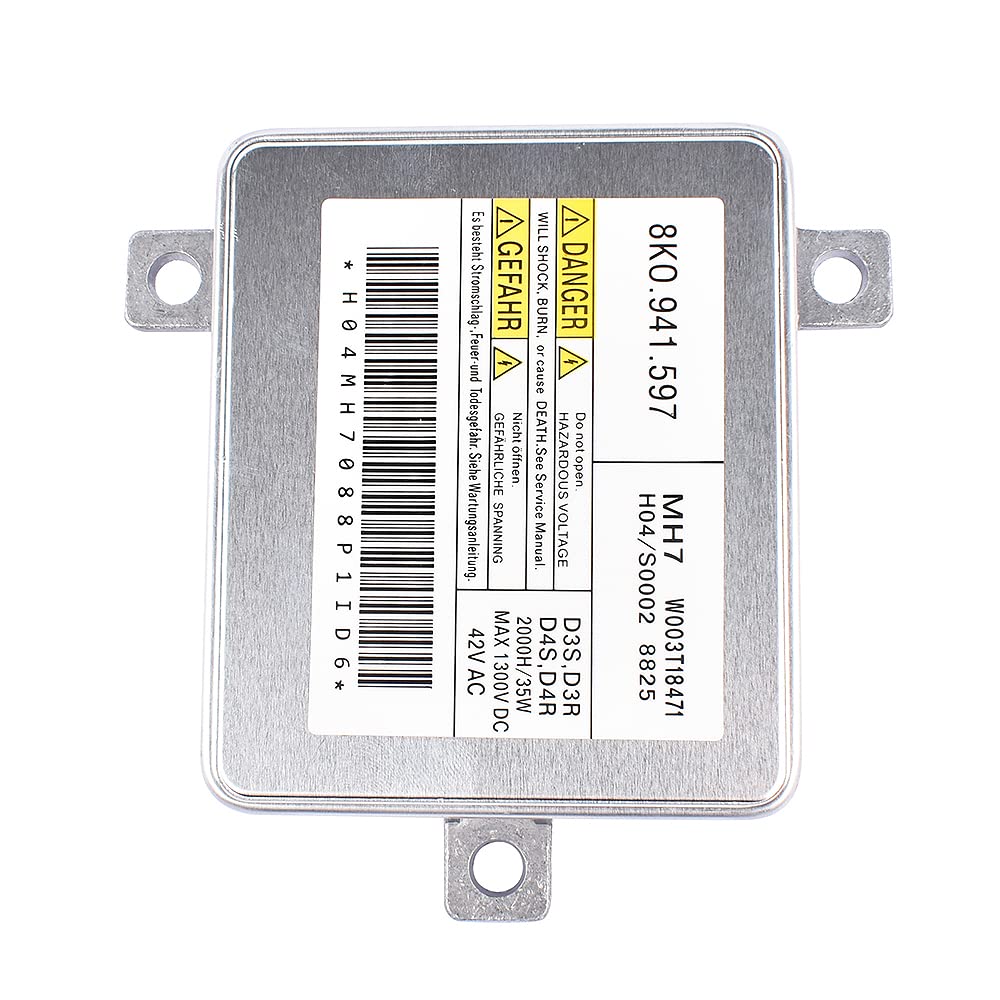 Bisenya Ballast Control Unit Xenon Headlight 8K0941597B Compatible with all D3S D3R D4S D4R 2048703226 W003T18871 8K0941597.