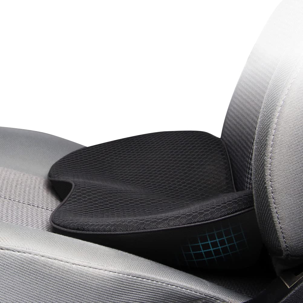 ARTOCT Universal Car Seat Cushion, Thick Car Seat Cushion, Lower Back Support, Pain Relief for Trucks, Cars, SUVs, Wheelchairs