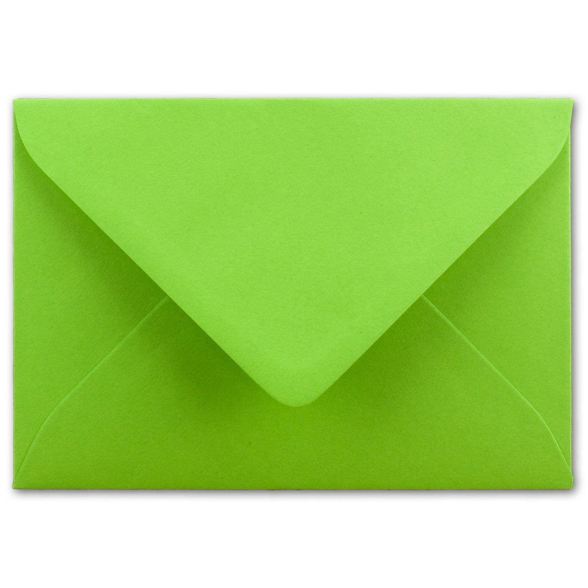 400x B6-17.5 x 12.5 cm envelopes - Light green - Gummed with pointed flap - 120 gsm - For wedding, greeting cards, invitations