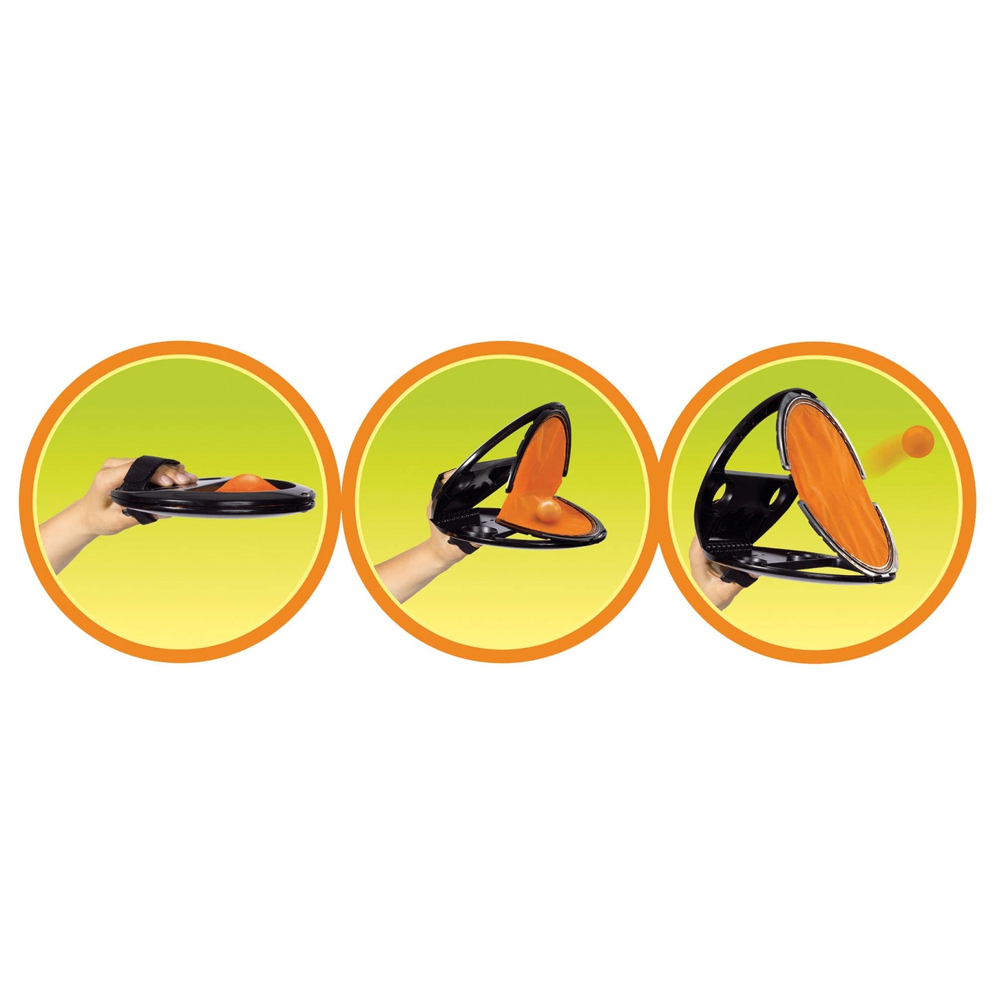 Simba 107202420 - Squap catch ball game (2-pack), outdoor ball game (beach, garden, outdoor), catch game with ball for kids aged 6 and up.