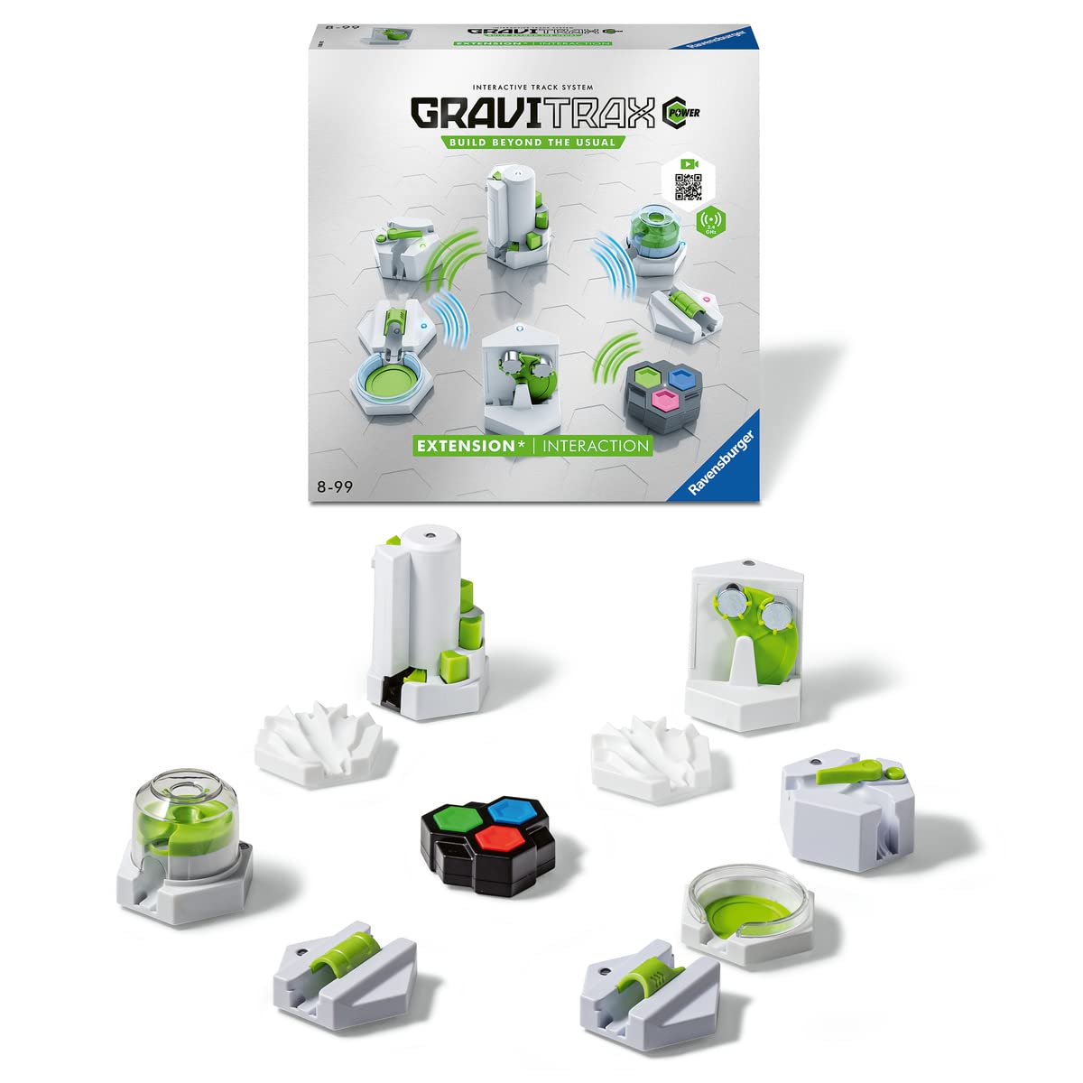 Ravensburger GraviTrax POWER Starter Set XXL for kids aged 8+ & Ravensburger GraviTrax POWER Expansion Interaction. Electronic accessories for spectacular marble runs, for kids aged 8+.