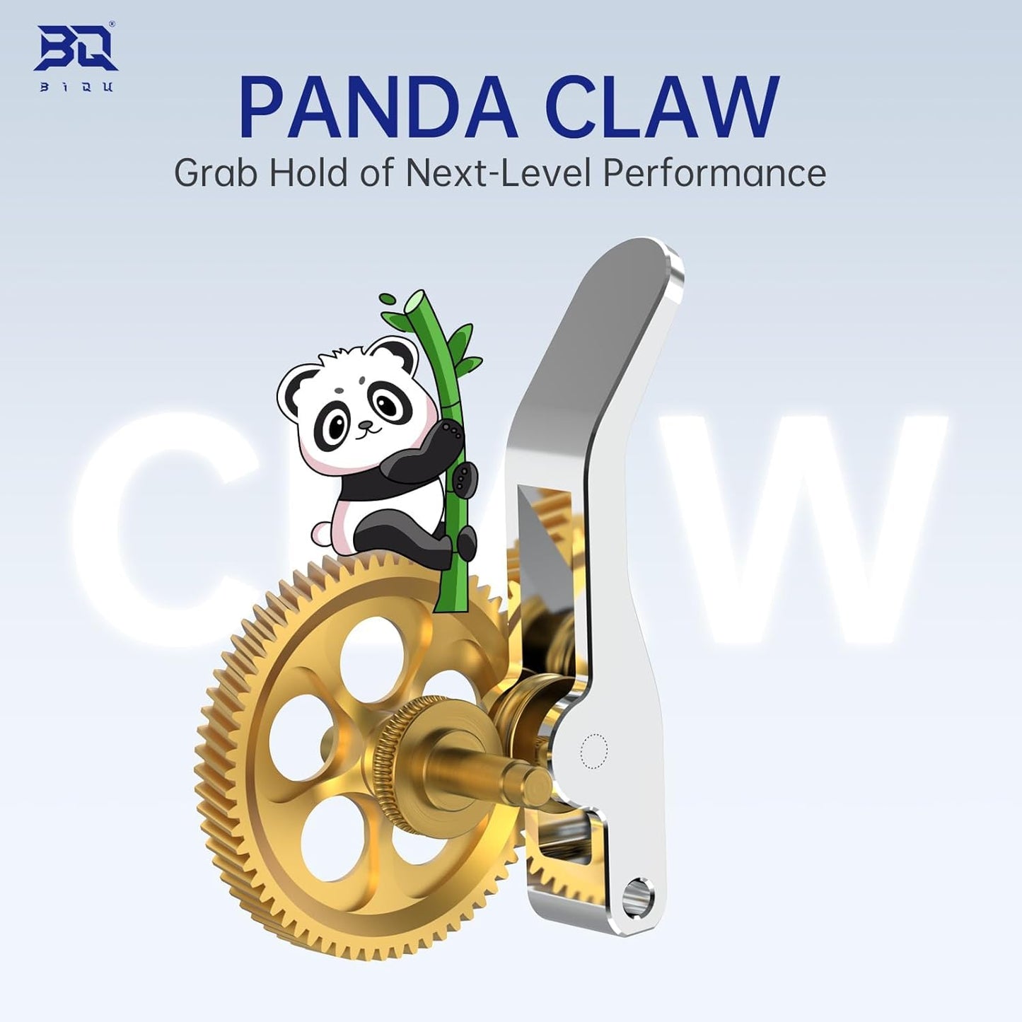 BIQU Panda Claw, Extruder gear for Bambu-Lab A1/A1 Mini 3D printers, Golden RNC Nano-coated extruder gear, Smoother and more uniform flow, Longer lifespan