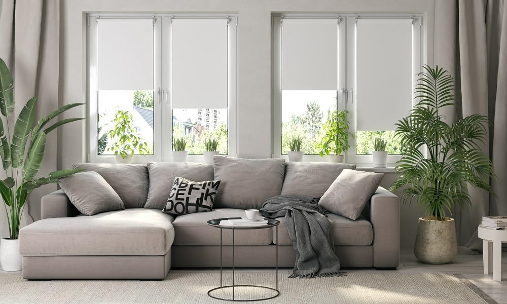 Blackout blind Klemmfix without drilling 75cm x 150cm Purple Blackout blind Window blind Roller blind Side pull blind Clamp blind for window & door