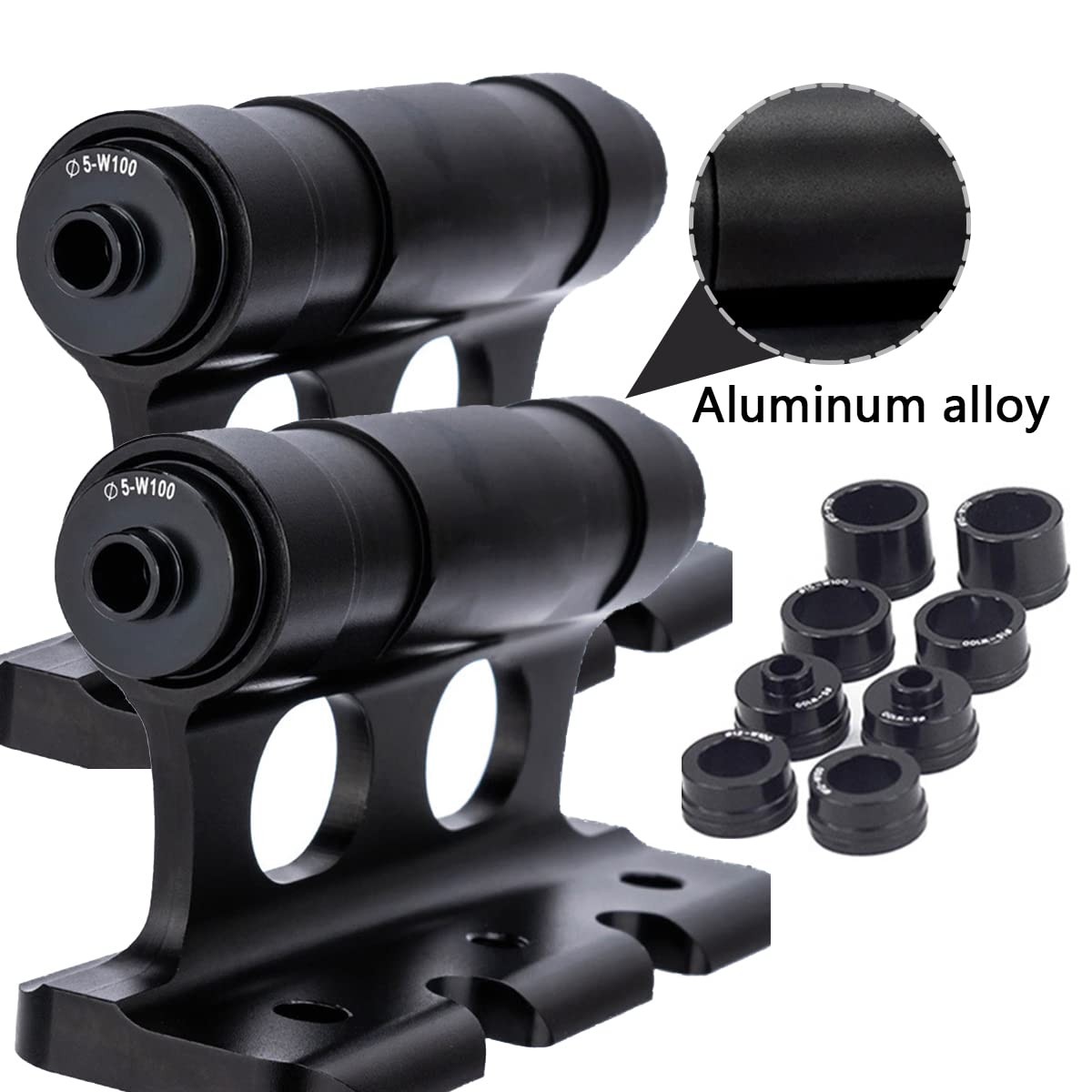 2 pieces roof rack, car bike roof rack fork mount versatile bike block truck block quick release M5/M12/M15x100mm M15x110mm 2x roof rack 8 pairs side covers