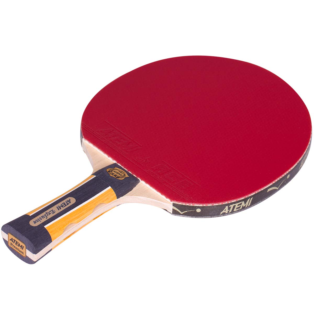 Atemi Exclusive Set | Table Tennis Set | Includes 1 professional racket, 2 balls 40+ and 1 cover | New 2020 rubber | Stylish, lightweight, and practical | Suitable for all skill levels