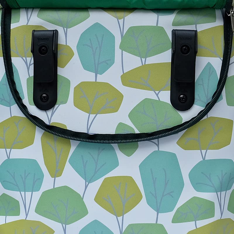 Ikuri single-sided bicycle bag for luggage rack saddle bag single bag pack bag, detachable, with shoulder strap for crossbody, made of tarpaulin, women's, waterproof - Bosque model