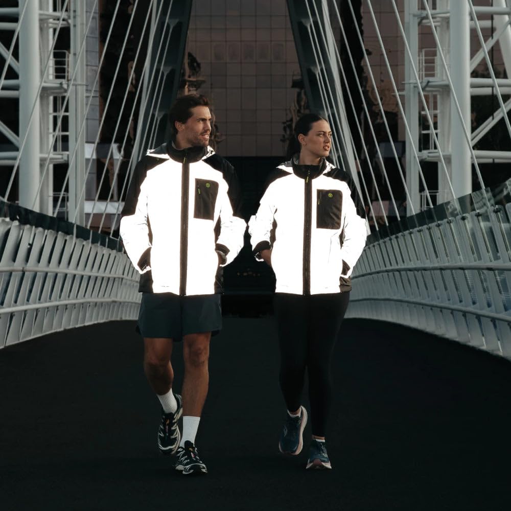 Proviz Women's Reflect 360 Outdoor Jacket - Silver/Black, Size 8