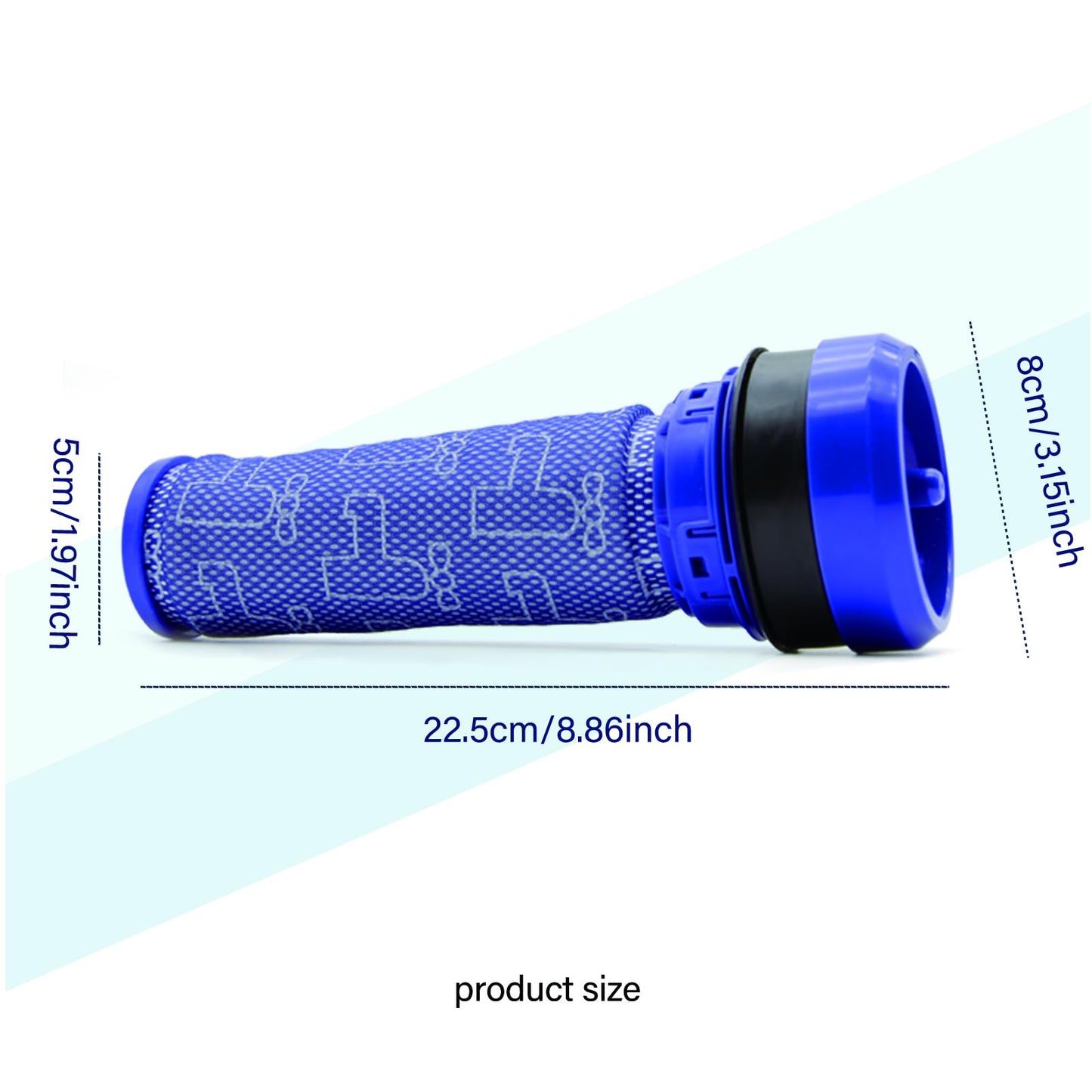 2 pieces of pre-filter for Dyson DC33 DC33c DC37 DC37c DC39 DC28C DC53 vacuum cleaner, 92341301.