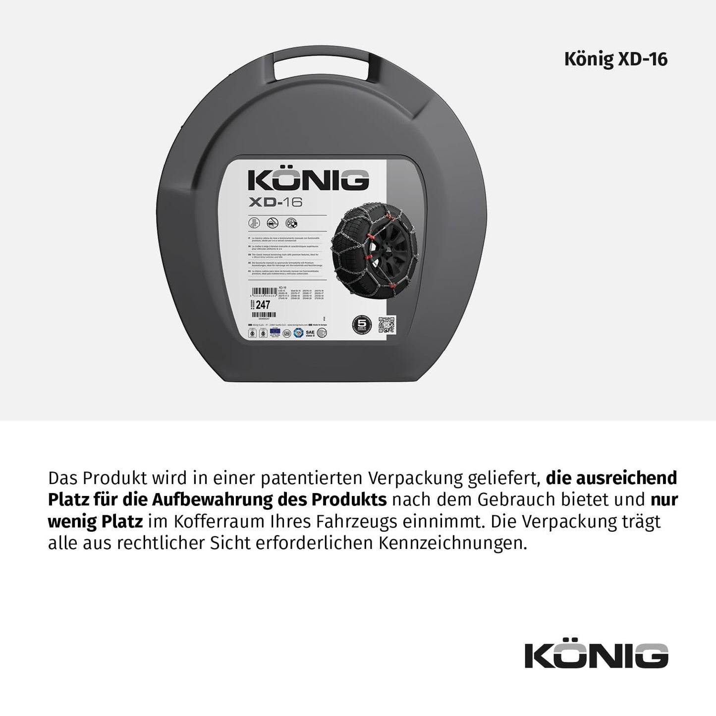 KING XD-16 220 - snow chains