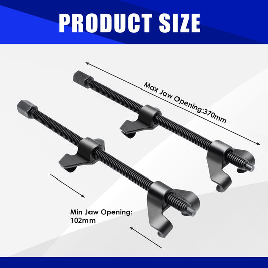CCLIFE Coil Spring Compressor, 2pcs 370mm Installation Tool for Car Auto Tuning and Lowering.