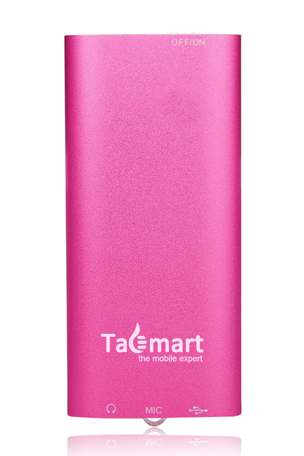 32GB Bluetooth MP3 player, Tabmart MP4 music player supports audio player, media player, FM radio, e-books. Long battery life with 1.81-inch color display. Red music player.