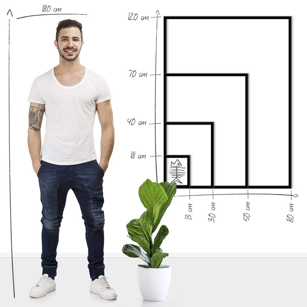 Picture Shop-24 Puzzle Frame PRIO 80x120cm Black (matt) for about 2000-3000 pieces