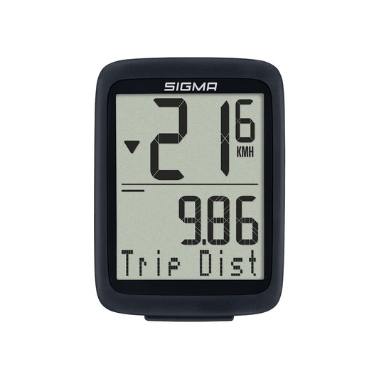 SIGMA SPORT Unisex - Adult Bc 8.0 Wl ATS Bike Computer, Black, One Size & LED Bike Light with Battery Set Aura 30 and Curve