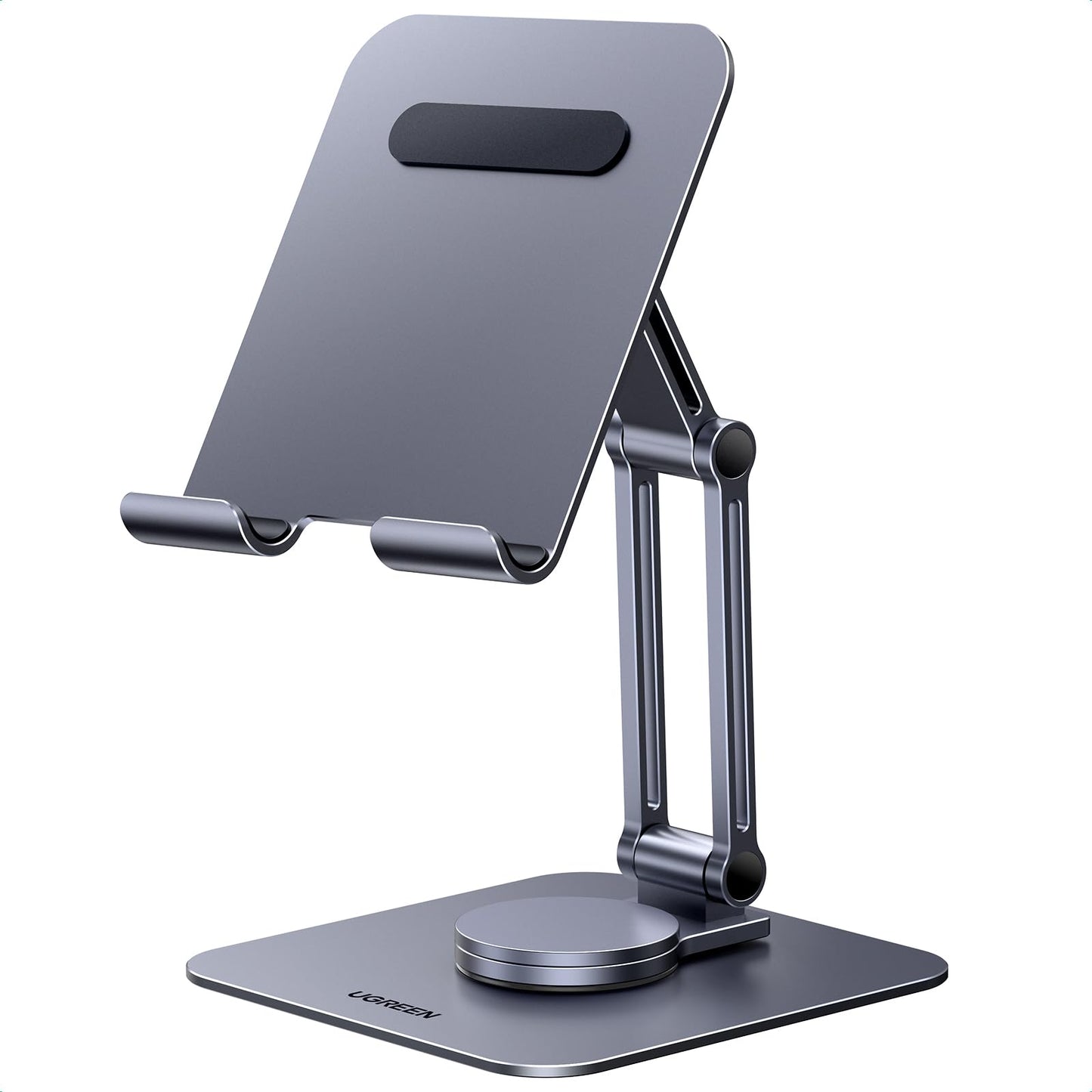 UGREEN Tablet Stand 360° Rotatable Adjustable, Tablet Mount iPad Stand Compatible with 2024 iPad Pro/Air 13 11 12.9 Galaxy Tab Redmi Pad Huawei MatePad iPhone 17 16 Pro up to 13 Inches