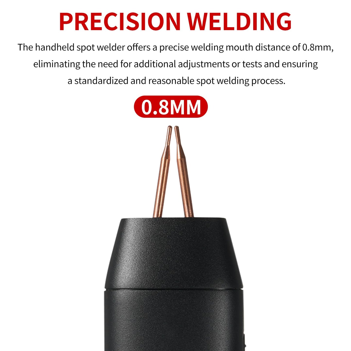 Shkalacar spot welder, portable battery spot welder with automatic and manual modes, 11 adjustable levels, mini spot welder for welding batteries.