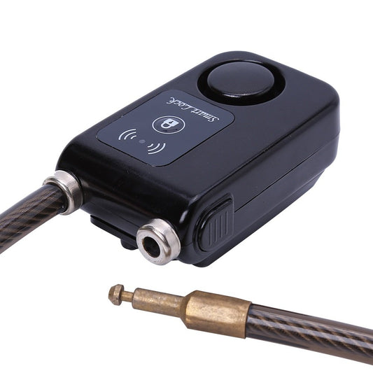 VGEBY Bike Lock Mobile App Smart Bluetooth Bike Lock Wheel Lock for Bike Anti Theft 110dB Alarm Waterproof Lock for IOS Android Smartphone (Color: Black)