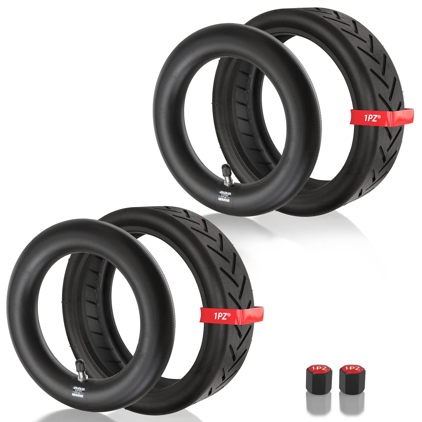 1PZ XB4-DKJ 8 1/2 x 2 Tires with Inner Tube 8.5 Inch Outer and Inner Tire Replacement for Xiaomi M365 1S Pro Gotrax Electric Scooter Scooter