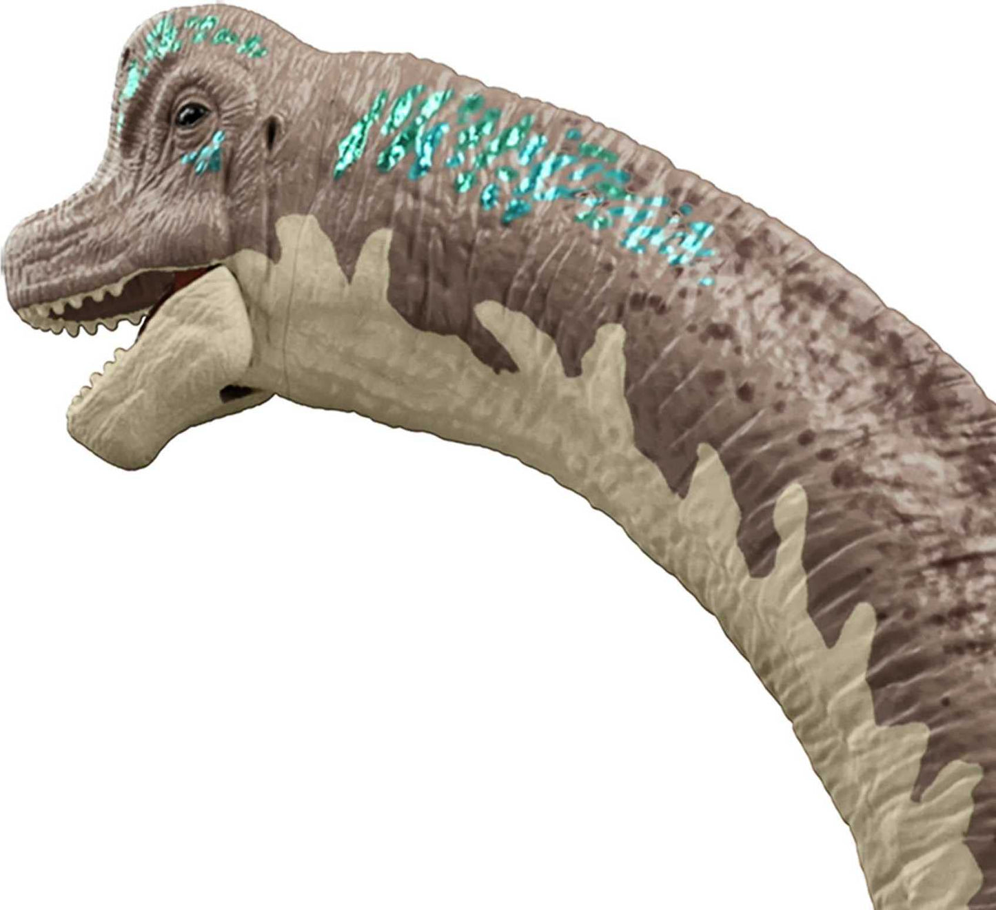 Jurassic World HFK04 - A new era Brachiosaurus dinosaur action figure, 81 cm, toy gift, physical and digital fun.