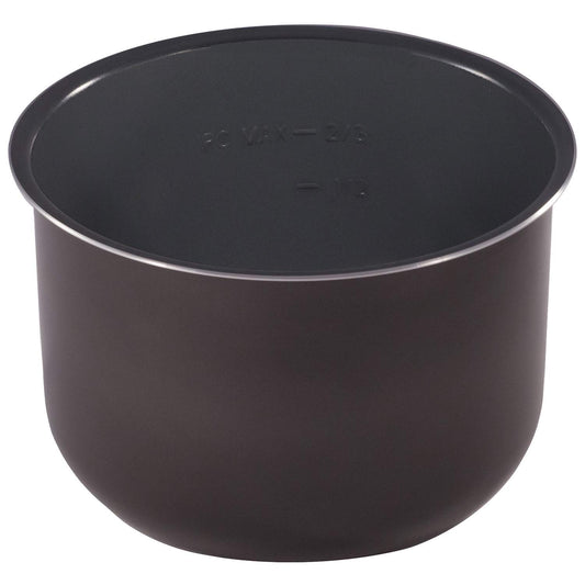 Instant Pot ceramic inner pot 26.4cm diameter with IP ceramic non-stick pot, grey, 7.6 liters / 8 pints.
