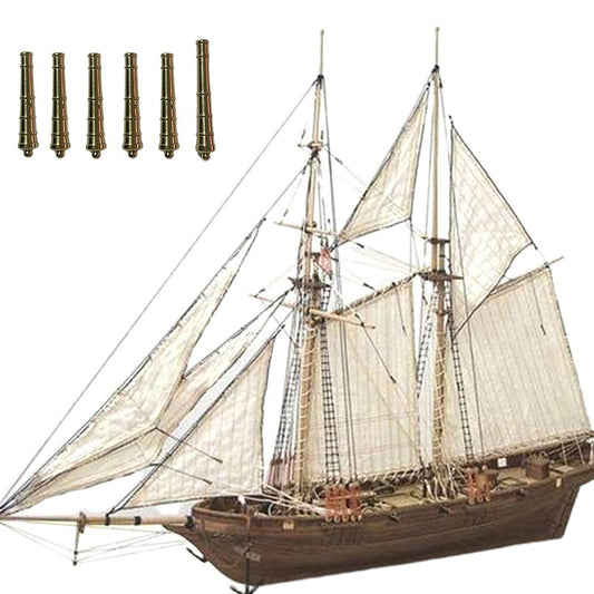 RUSTOO wooden sailboat ship model kit, Classic wooden sailing boats Scale Model Decor, DIY model decoration boat kids and adults gifts toy Gift