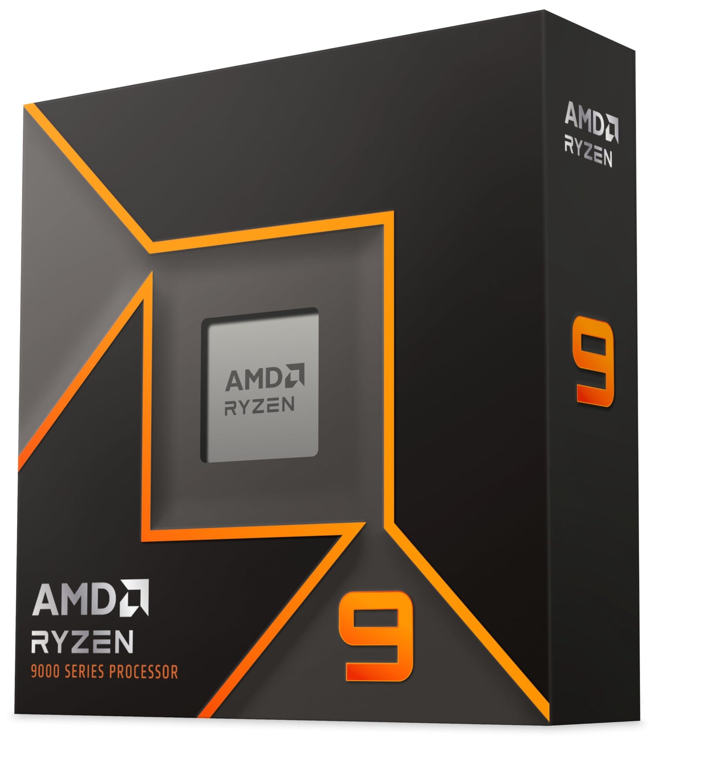 AMD Ryzen 9 9950X processor (integrated Radeon graphics, 16 cores/32 threads, 170 W TDP, AM5 socket, 80MB cache, up to 5.7 GHz boost frequency, no cooler)
