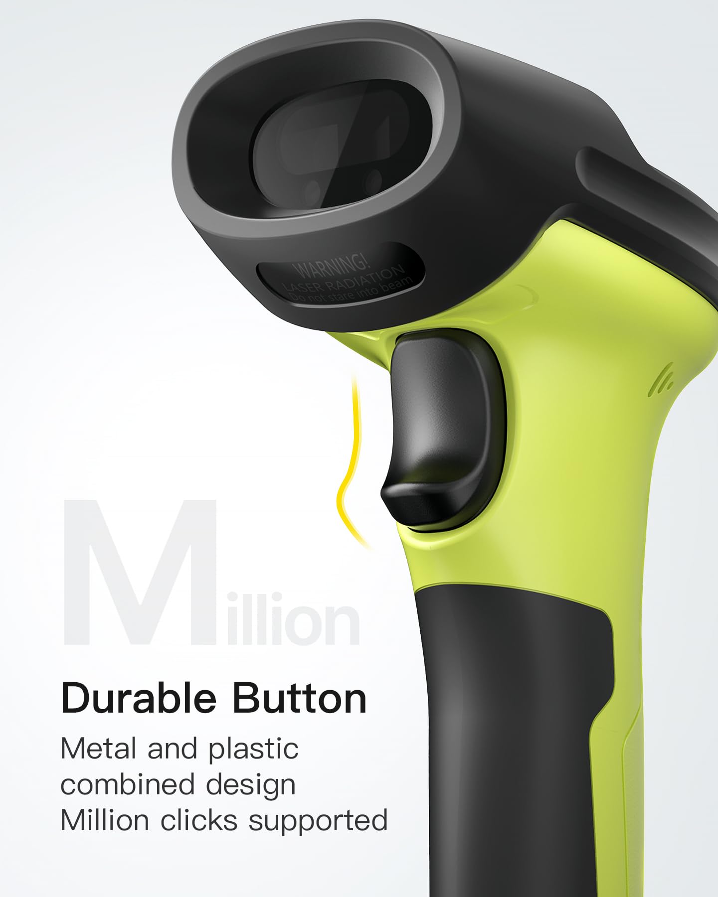 Inateck Barcode Scanner Wireless 2.4 GHz, 35m range, automatic fast and accurate scanning, 180 days standby time, BCST-60