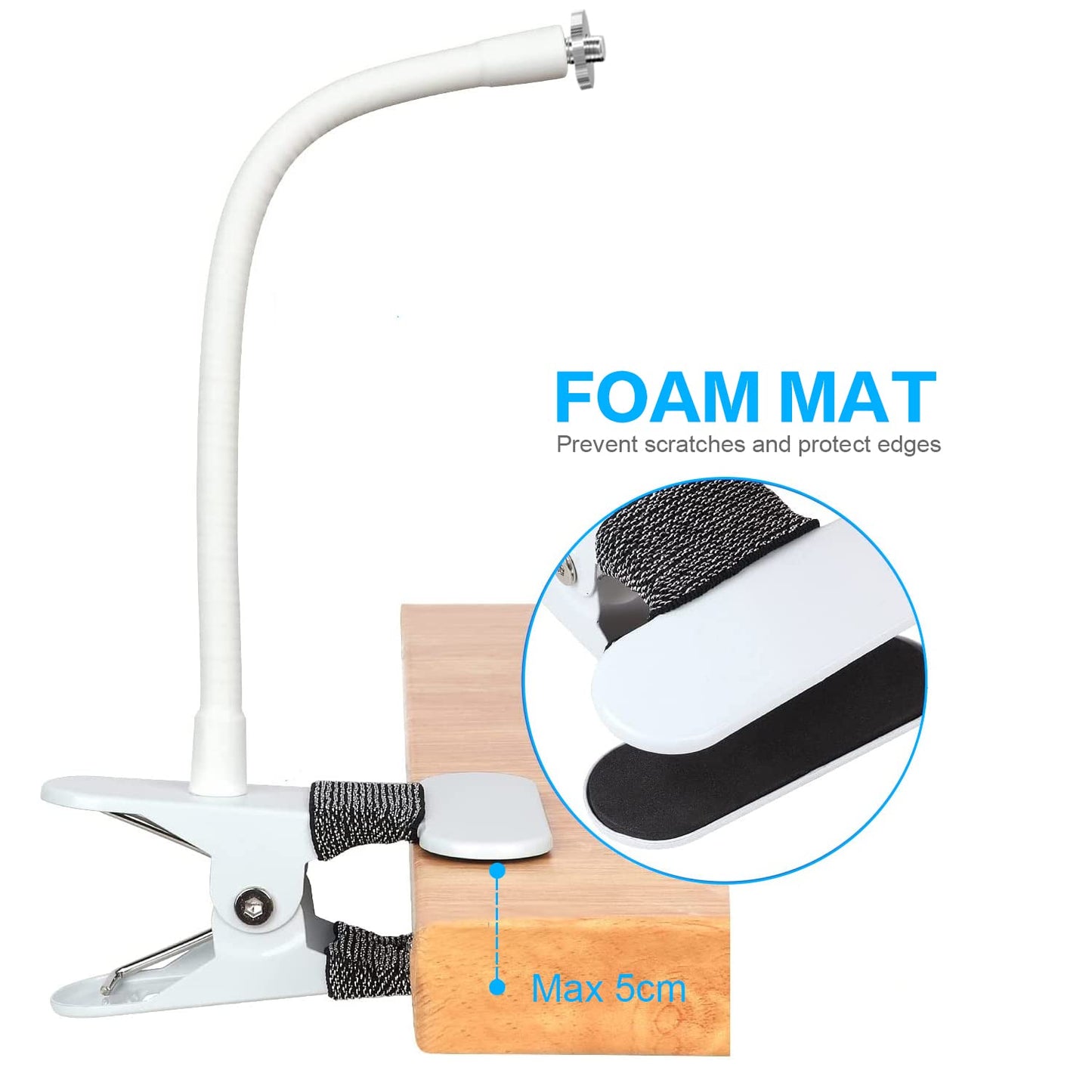 Baby monitor holder for eufy SpaceView/eufy Spaceview S/eufy Spaceview Pro Baby Monitor, Flexible Monitor Stand Holder for Nursery Crib Railings.