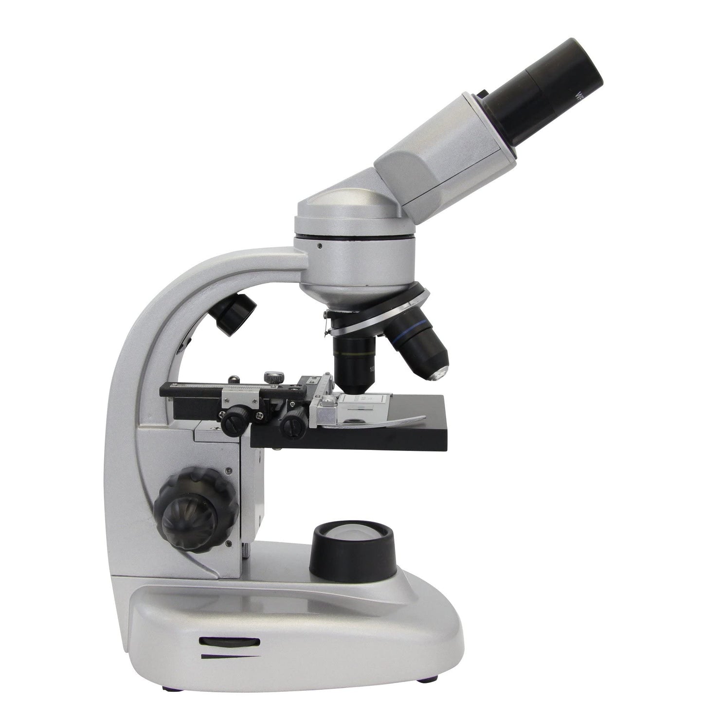 Omegon Binofield Microscope, 40x-800x, LED | Precise observations with binocular viewing | Ideal for school and hobbies | Includes extensive accessories | Incident and transmitted light microscopy