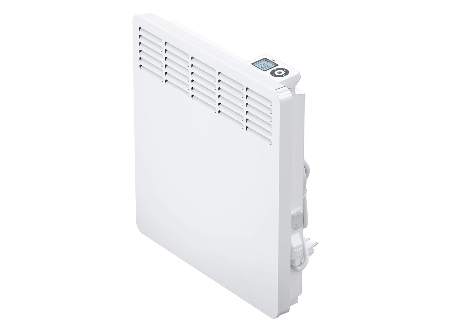 AEG Wall Convector WKL 755, electric heater energy-saving, 750 W for approx. 9 m², TÜV tested, LCD display, weekly timer, 236532