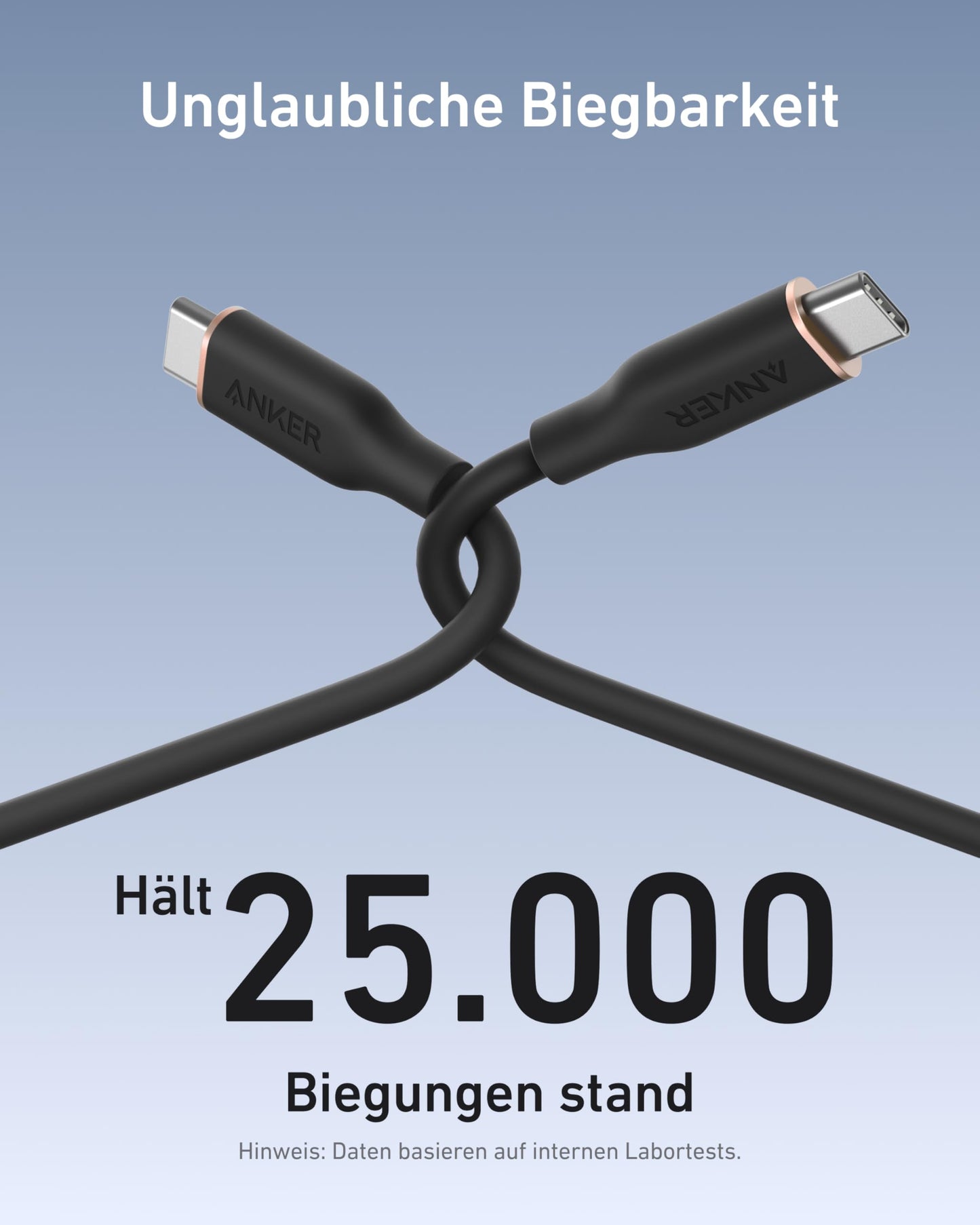 Anker Powerline III Flow, USB C to USB C Cable 240W, Type C Cable 90cm, Compatible with iPhone 16/15 Series, MacBook Pro/Air, iPad Pro/Air, Galaxy S24, Pixel, Switch, LG (USB 2.0, Midnight Black)