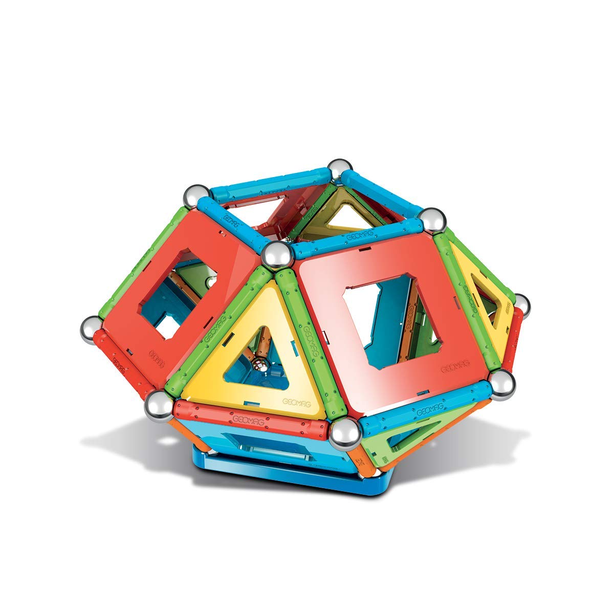 Geomag, Classic Confetti, 356, magnetic construction and educational toy, 83 pieces.