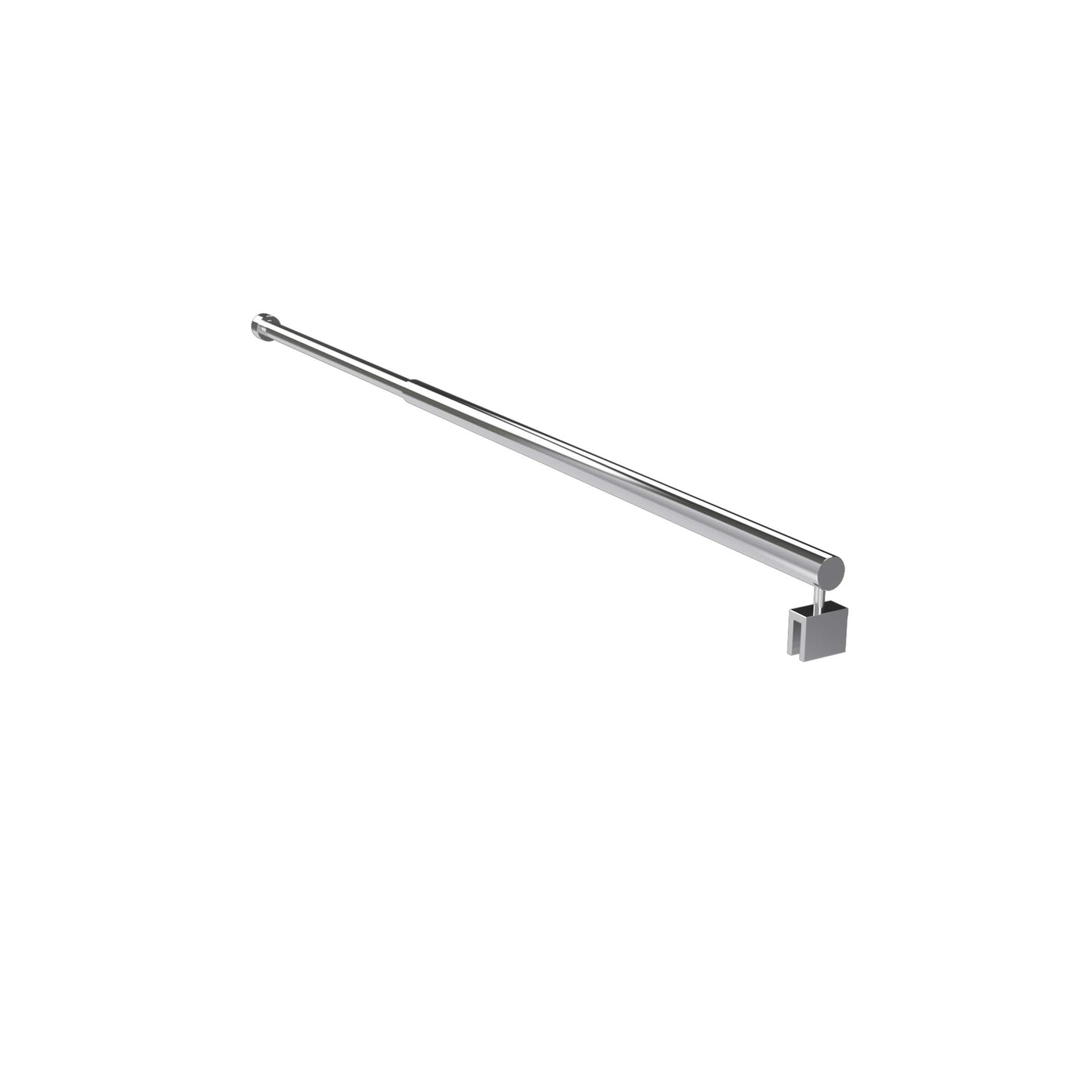 AURLANE mounting rod, extendable for walk-in shower, extendable from 70 to 100 cm, wall mounting