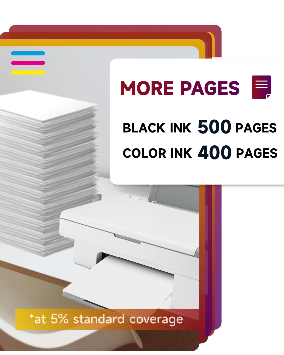 Ink cartridges 545 546 XL, Compatible with Original Canon Ink Cartridges 545 546 XL Multipack, PG-545/CL-546XL for Pixma TS3400 TS3100 TS3150 TS3300 TS3350 TS3450 TR4500 TR4551 MG2500 MG2550s MX495