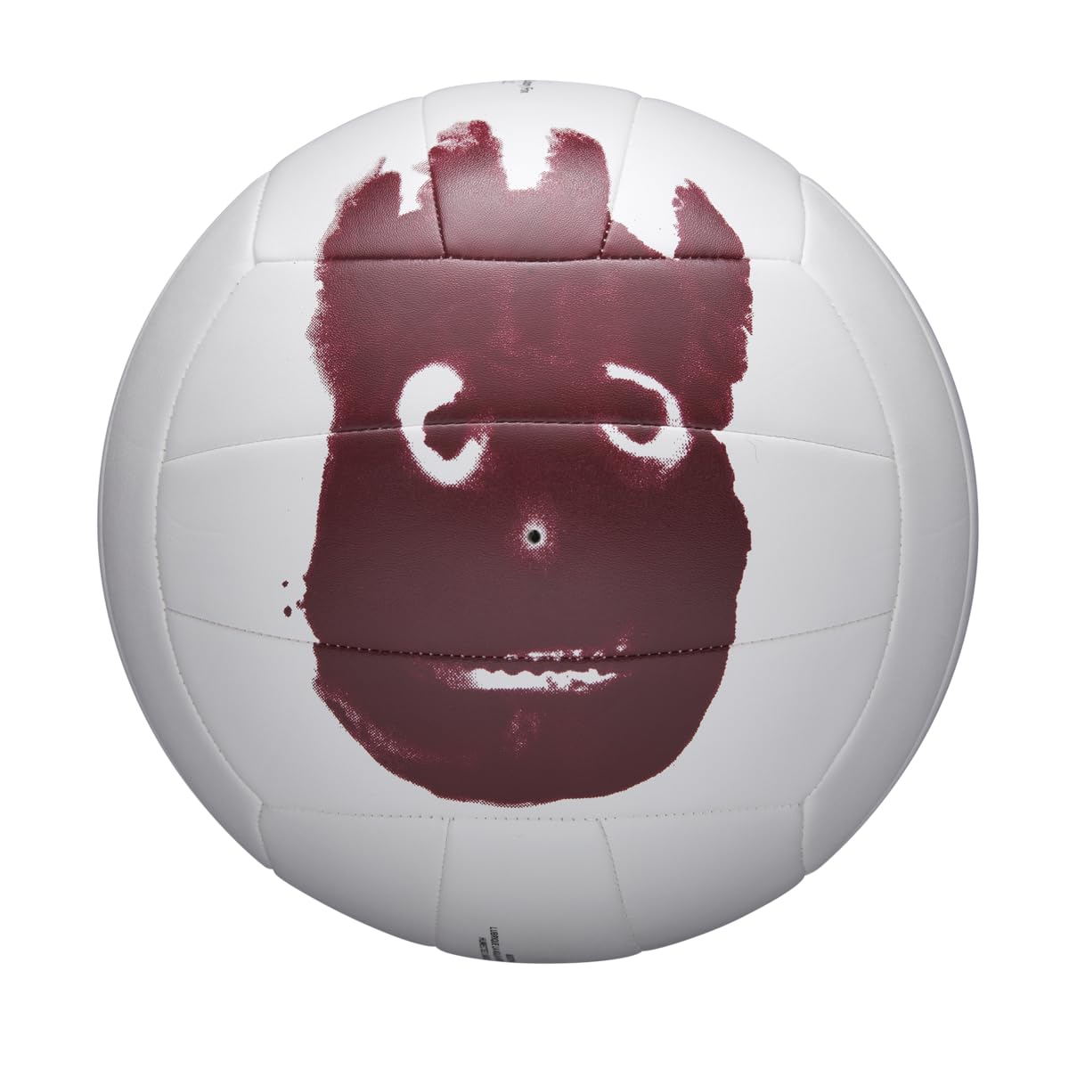 Wilson volleyball, suitable for outdoor and recreational players, famously featured in the movie "Cast Away" as "Mr. Wilson", available in white/red color.