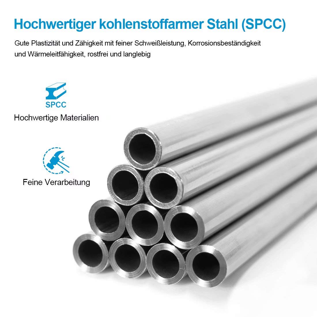 Heilmetz towel radiator 40 x 100 cm bathroom radiator with center connection towel warmer white straight