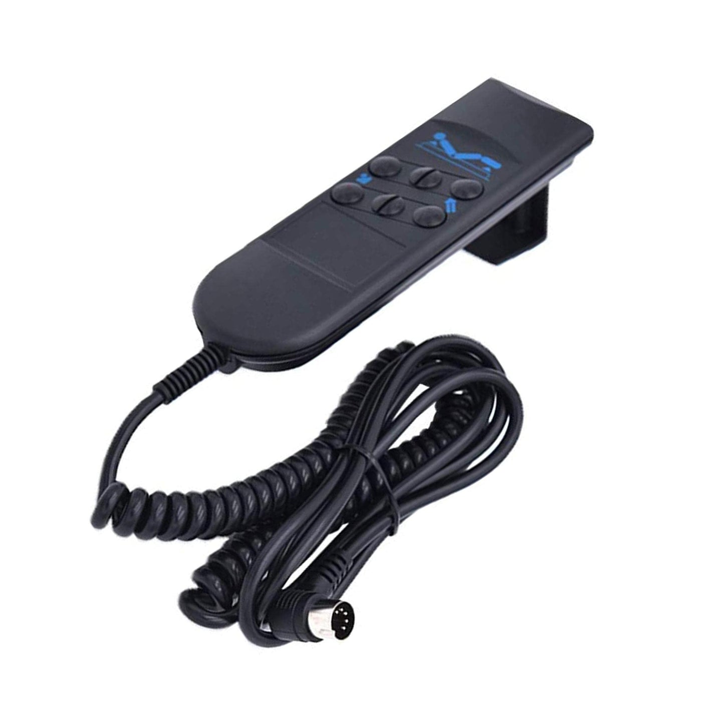 Fromann hand remote control recliner electric controller handset with 6 buttons 5 pin connector for adjustable hospital bed lift chair power recliner with Okin Okimat II motor.