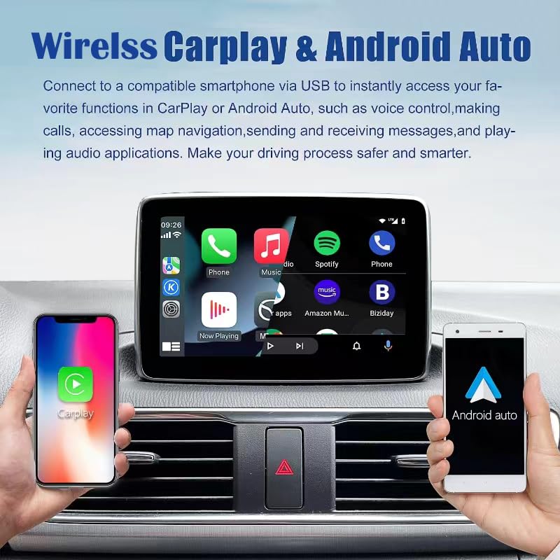 Mazda Wireless Carplay Retrofit Kit, TK78-66-9U0C OEM USB Hub for MZD Connect System, compatible with Mazda 2/3/6/CX3/CX5/CX9/MX5 2014-2020 (Supports Wireless Carplay, NO Android Auto)