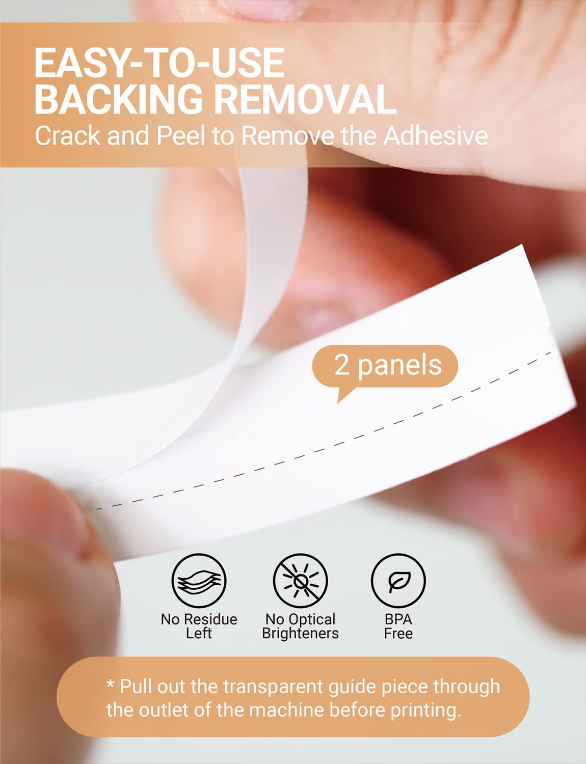 MakeID label tape compatible with L1/Q1/E1 (16mm x 4m) Self-adhesive plastic as label tapes 3 x white