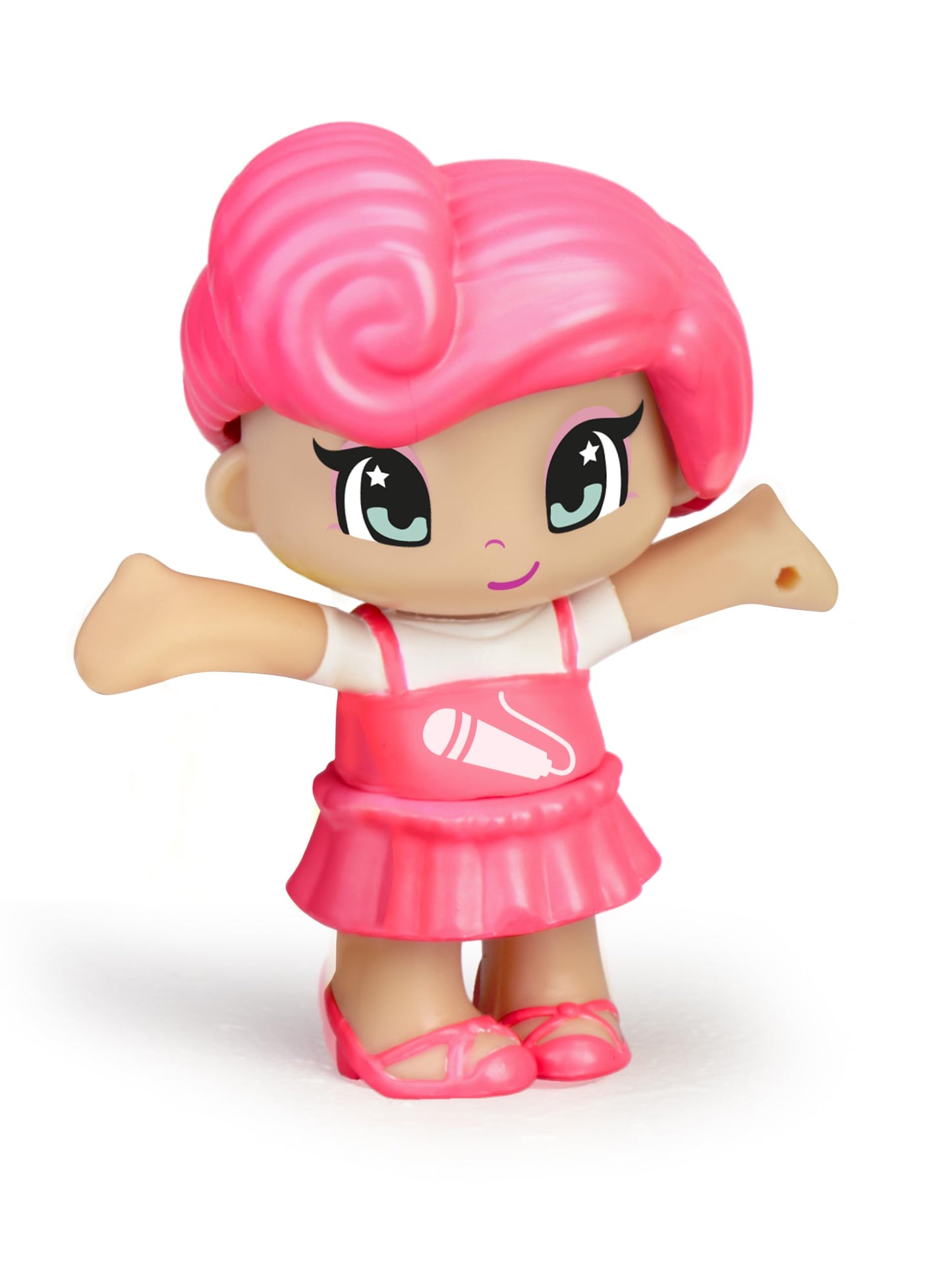 Pinypon Mix & Match Neon Party - Container with 5 Exclusive Figures for kids ages 4 to 8 (Famosa 700015210)