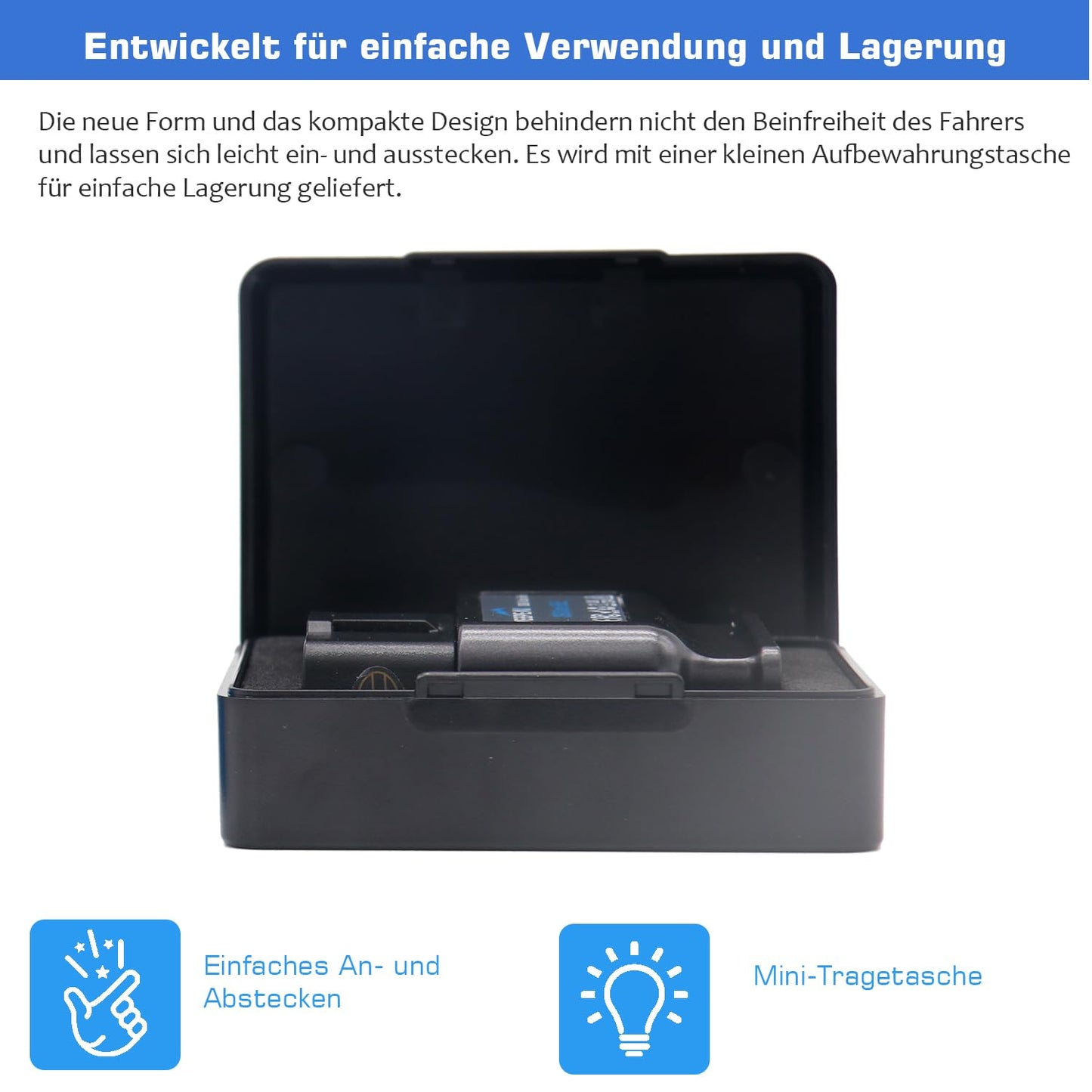 Veepeak OBDCheck BLE Bluetooth 4.0 OBD II diagnostic tool car code reader scanner compatible with iOS and Android.